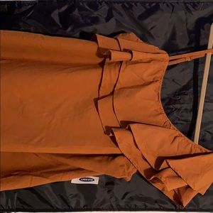 Ruffled shoulder top